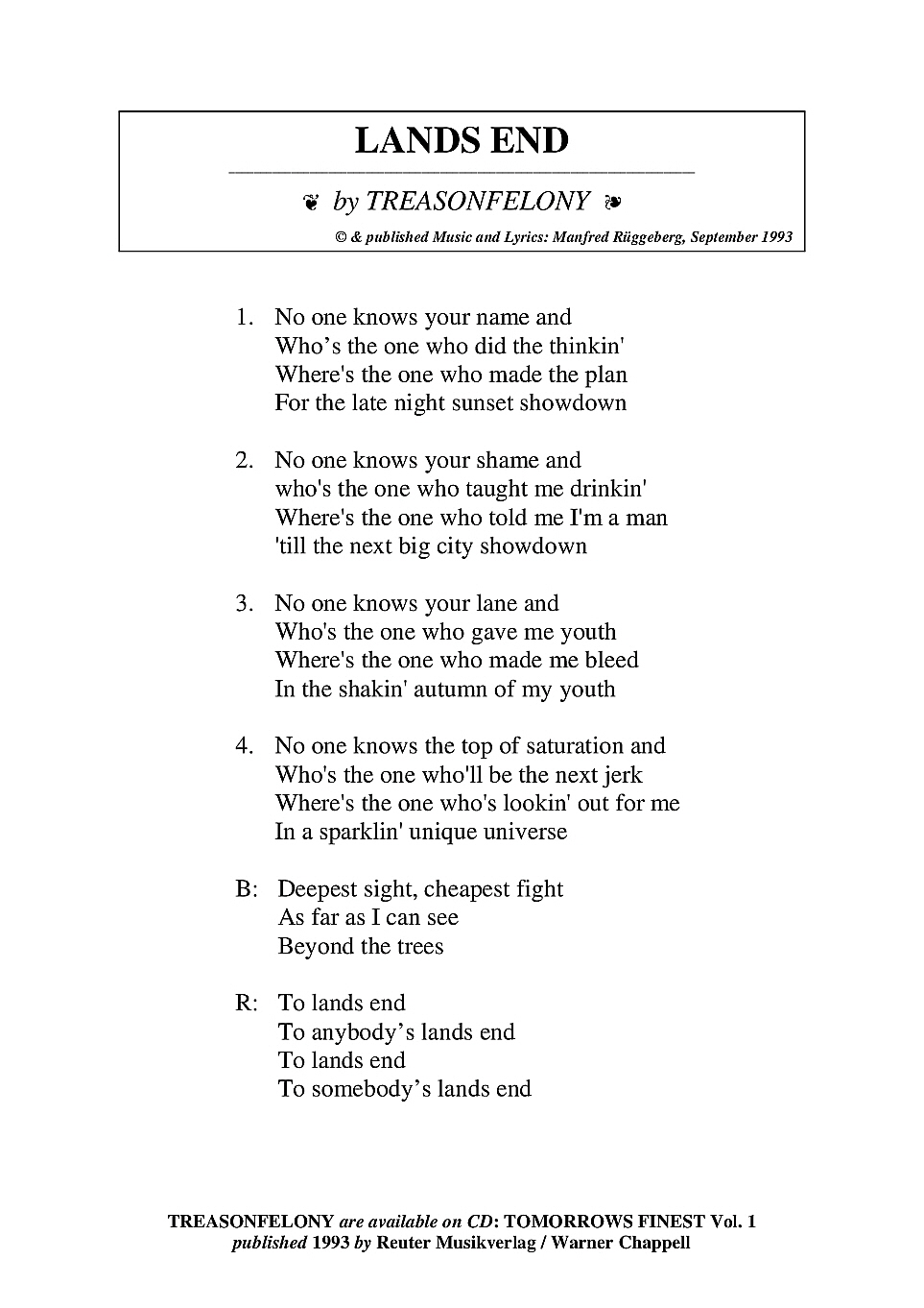 Lands end bold 1 Lands end bold 1